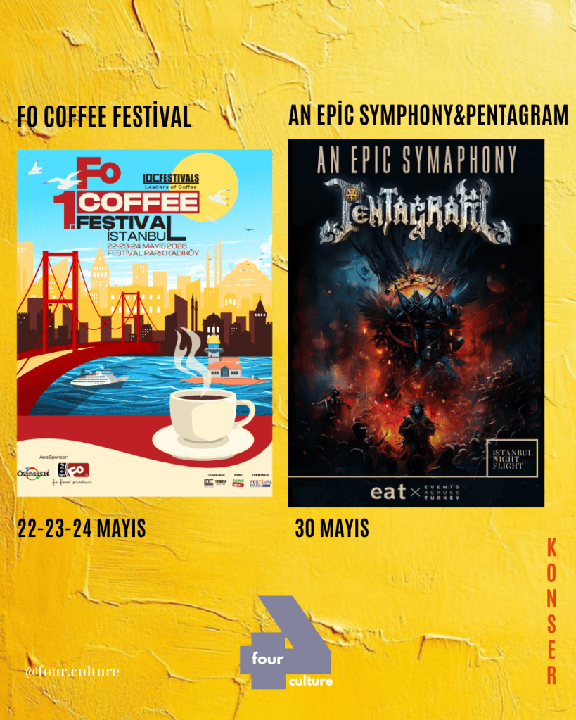 Fo Coffee Festivali tanıtım afişi, İstanbul, 22-23-24 Mayıs 2026 tarihleri arasında.